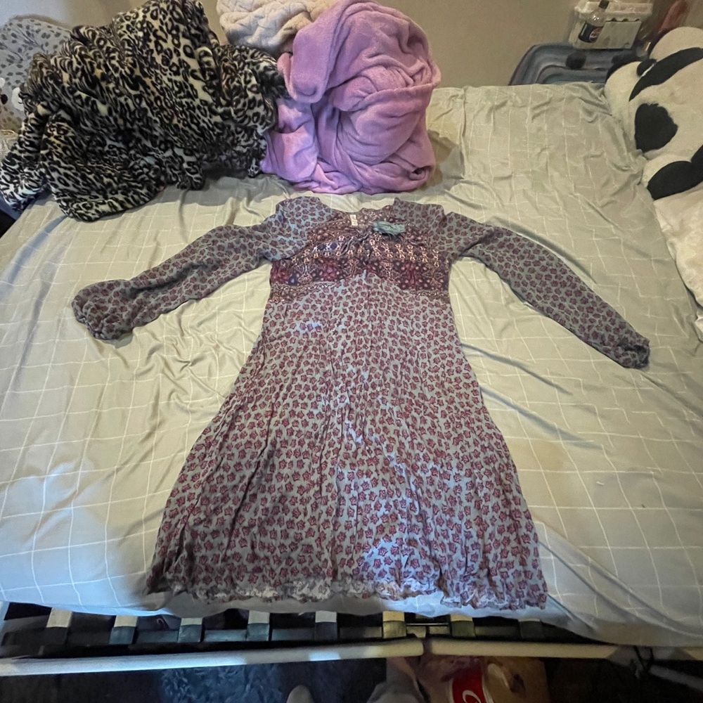 Floral Long Sleeve Dress